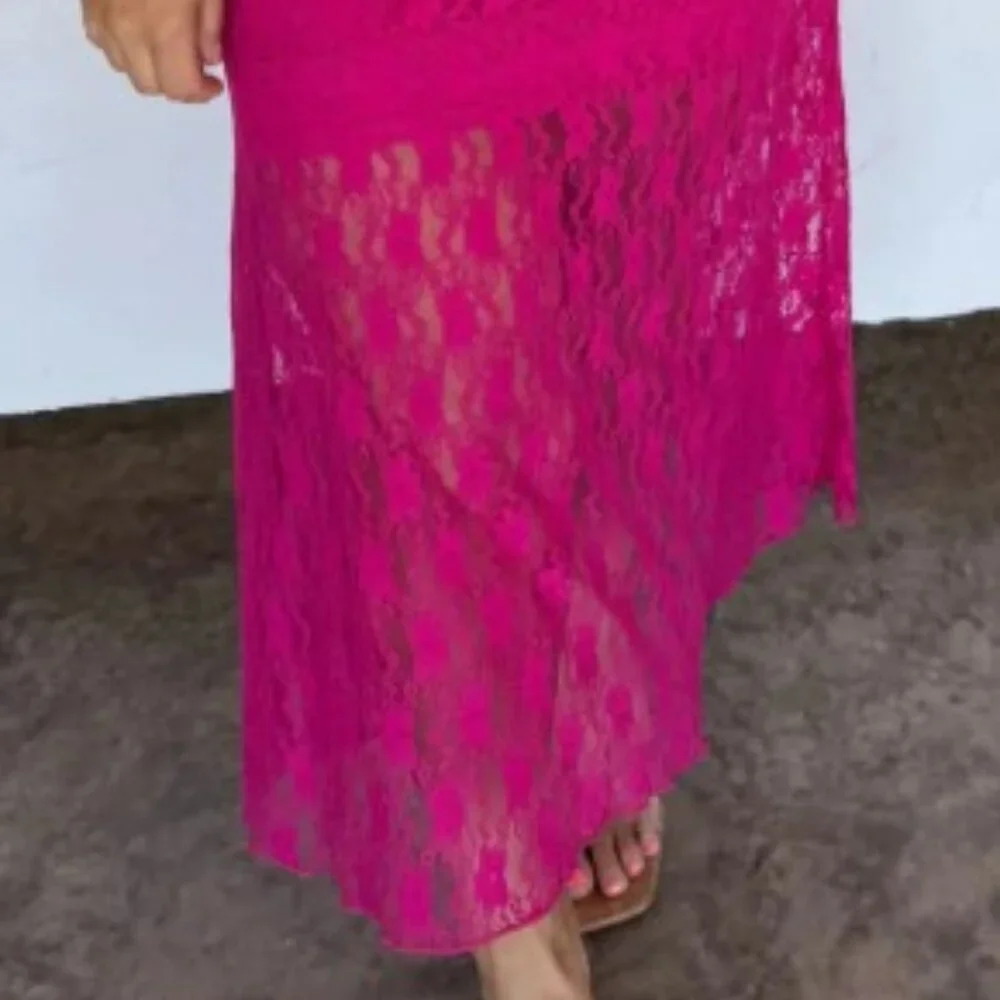 Pink Lace Dress - Picture 2 of 6